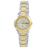 Seiko 5 SYMD90K1 Automatic 21 Jewels Ladies Two Tone Stainless Steel Watch (Silver &amp; Gold)