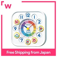 Seiko clock wall clock table clock dual use educational Doraemon analog white CQ319W SEIKO