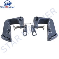 SALE 682-43111-05-4D 682-43112-05-4D Clamp Bracket (Left and right) for Yamaha Outboard 2T 9.9HP 15H