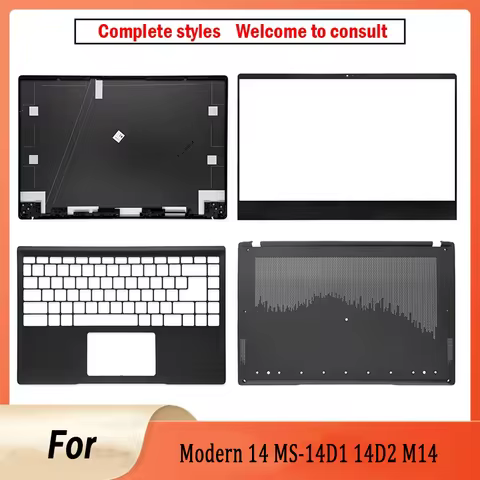 New Palmrest Bottom Case For Modern 14 M14 MS-14D1 14D2 14DK MS-M14 Laptop Upper Top Case Lower Cove