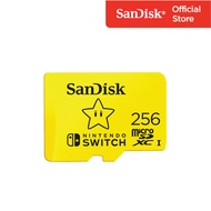 SanDisk and Nintendo Cobranded microSDXC 256GB SQXAO U3 C10 UHS-1 100MB/s R 90MB/s (SDSQXAO-256G-GN3