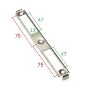 Broken Bridge Aluminum Lock Sheet Plastic Steel Door Lock Lock Sheet Broken Bridge Aluminum Guide Sh