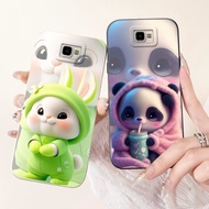 For Samsung Galaxy J7 Prime On7 (2016) G610Y G610F J7Prime 2 Lens Protective Casing Cute Rabbit Pand