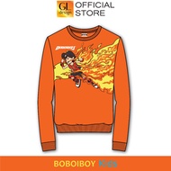 Boboiboy Graphic Long Sleeve Sweater (Orange)/ 65450277
