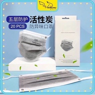 kN95 5ply Face Mask Anti-fog Strong Protective Mouth Mask Respirator Reusable