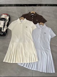 Lacoste Stretch Pique Pleated Polo Dress 運動網球裙連體短裙