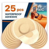 25PCS CGM Anti Slip Pad Waterproof Adhesive Tape for Continuous Glucose Monitoring Adhesive Patches