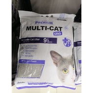 Claire Premium Multi Cat Sand, Cat Litter Sand, Super Absorbent, Dust Free, 100% Natural 9L