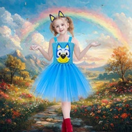 Children Animal Costumes Brui Bingo Puppy Role-Playing Dance Costumes Gauze Pettiskirt uuu6.7