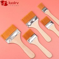 LUOLRV Hair Painting Brush, Multifunctional Practical Oil Paint Brush,  Wood Handles Watercolor Pain