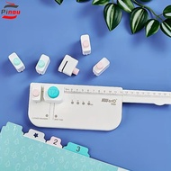 PINOU Loose Leaf Separator Label, Foldable Extendable Separator Page Creation Board, Portable DIY Ma
