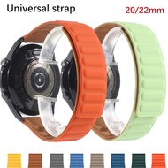Bracelet strap Magnetic watchband 20 22mm Silicone loop compatible For samsung galaxy watch 3 gear s3 46mm 42 active2 huawei gt 2 42mm