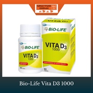 Bio-Life Vita D3 1000iu | 60 Tabs & 60 Tabs x 2 bottles | Exp 23 Jun 2028