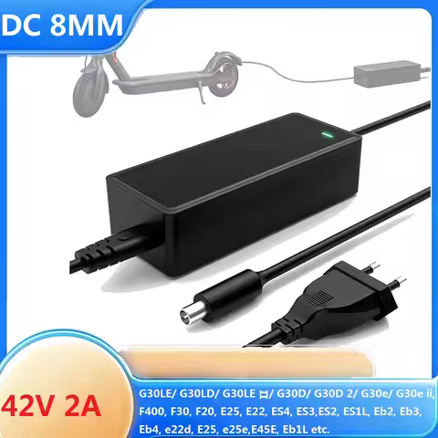 36V 42V 2A Charger For Xiaomi M365, Pro, Pro 2, 4 Lite, 5 Elite For Ninebot F40 F30 F20 ES1 ES2 ES4