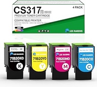 CS417 Toner Cartridge Replacement for Lexmark CS417dn Toner Cartridge for Lexmark CS317dn CS517de CX