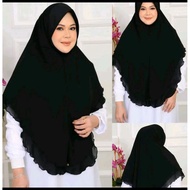 TUDUNG RAFFLE 4 XL TUDUNG LABAH CHIFFON 2 LAYER KHIMAR VIRAL TUDUNG
