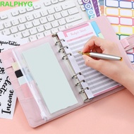 RALPHYG Money Saving Binder, Loose-Leaf Waterproof Money Saving Challenge Book, Reusable Large Capac