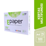 HVS E-Paper A4 Photocopy Paper 75 Gsm Gram Gr 75Gr EPaper A4 Paper