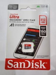 Sandisk microSD 512GB card (speed up to 150MB/s)全新原裝行貨記憶咭$250