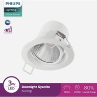 PHILIPS Downlight LED Kyanite 3 W 2700K Warm White