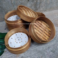 KLAKAT DIMSUM D 18 CM dimsum klakat/ bamboo dimsum/ homemaster steamer/ serving container/ storage/