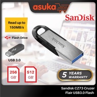 Sandisk CZ73 Cruzer Flair USB3.0 Flash 256GB / 512GB