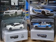 Tarmac Works 1:64 Mercedes Benz C63 AMG & Ford Mustang GT police 1/64