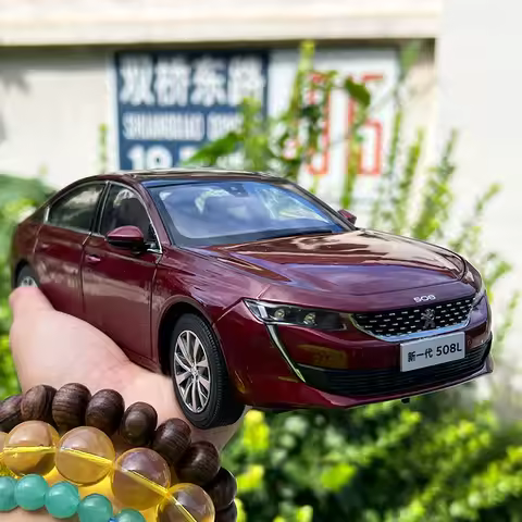 1:18 Original Scale Model,China Dongfeng PEUGEOT,All New PEUGEOT 508 508L,Diecast Model for Collecti