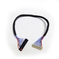 Kabel LVDS Dual Channel 30pin 8Bit 2 Channel untuk Universal Mainboard