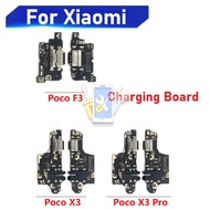 For Xiaomi Poco F3 X3 X3 Pro USB Charging Port Board Microphone Connector Flex Cable