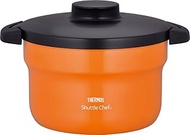 THERMOS Vacuum Warm Cooker"Shuttle Chef" KBJ-3000 OR (Orange)【Japan Domestic genuine products】