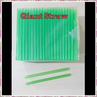 Giant Straw Plastic 12mm / Bubble Boba Milk Tea Straw / Disposable Plastic Straw / TAPAU