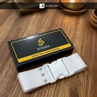 Hajj Ihram Belt All Sizes for Umrah Premium Ihram Belt White Color Without Stitching