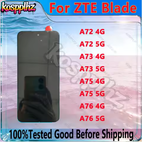 For ZTE Blade A71 A75 A76 4G 5G LCD Display Touch Screen Digitizer For ZTE Blade A72 A73 A7030 2021 