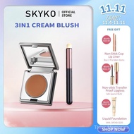 Skyko 3in1 cream blush, makeup(free gift lipstick brush)