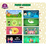 SOUVENIR POUCH Eid tray can be given a name of printed images