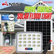 NSS Solar Floodlight 120W 240W 360W Solar Street Lamp Waterproof IP65 Outdoor Wall Solar Light