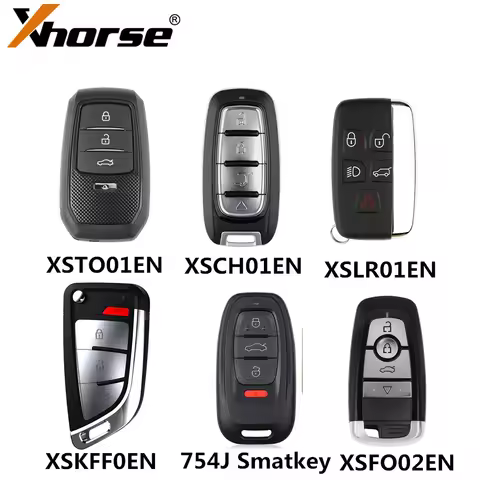 XHORSE XM38 XS Series Smart Key XSKFF0EN XSCH01EN XSLR01EN XSKF01EN for Chrysler/Land Rover XSKF20EN