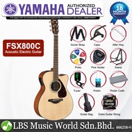 Yamaha FSX800C 40" Concert Solid Spruce Acoustic Electric Guitar With Pickup Natural (FSX800)