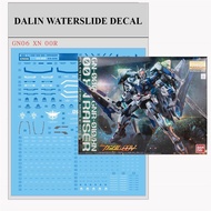 READY STOCK DALIN Waterslide Decal - GN06 MG 1/100 Gundam 00 XN Raiser 00R with Lifting Wing (Limite