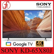 SONY KD-65X80J 65INCH HDR GOOGLE 4K LED TV + FREE WALL MOUNT INSTALLATION (65X80J)