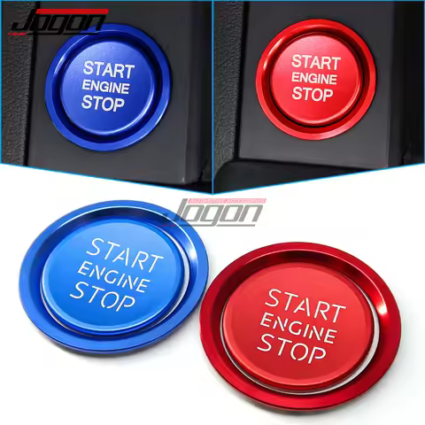 Car Ignition Engine Push Start Stop Button Switch Cover Sticker Interior For Audi A4 B8 B9 A5 A6 4F 