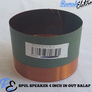 SPUL SPEAKER 4 INCH IN OUT BALAP KAWAT TEMBAGA HELENIC GERMANY (DM)