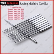 Sewing Machine Needles (10 PCS) Compatible needle For 202 505 505a 403 608 700 727 Sewing Machine