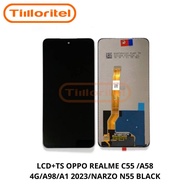 LCD+TS OPPO REALME C55 /A58 4G/A98/A1 2023/NARZO N55 BLACK