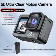 H80S Outdoor Sports Camera Wifi Waterproof Gopro Hero 12 Black Wifi 5K Action Camera Dual Screen Dsl