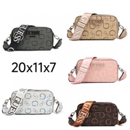 New HOT_GUESS Foreign Trade Export Women's Bag 2024 New Fashion Shoulder Crossbody Bag Versatile Camera Bag Small Square