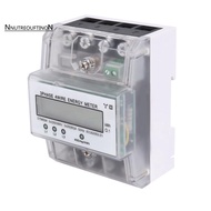 3 Phase 4 Wire Energy Meter 220/380V 20-80A Energy Consumption KWh Meter Rail Installation Digital E