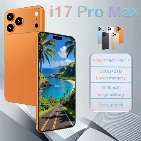 2026 New I17 Promax Pro Original Intelligent Global Version 4G 5G Dual Card Dual Standby System 8000