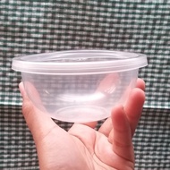 Thin Wall 200ML Mangkok Plastik Food Container Cup Puding Microwave